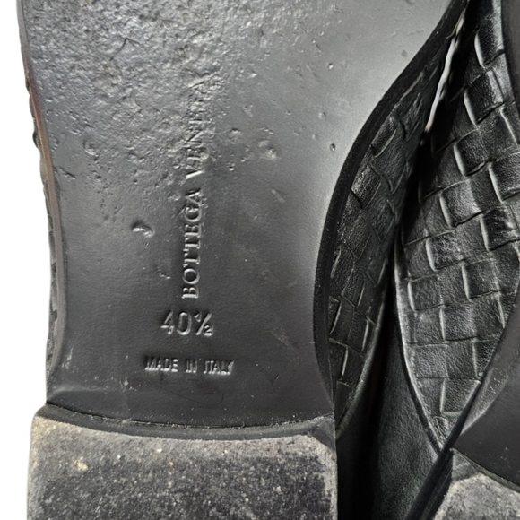 **SOLD** BOTTEGA VENETA Intrecciato Napa Front Leather Woven Loafers - Picture 8 of 11